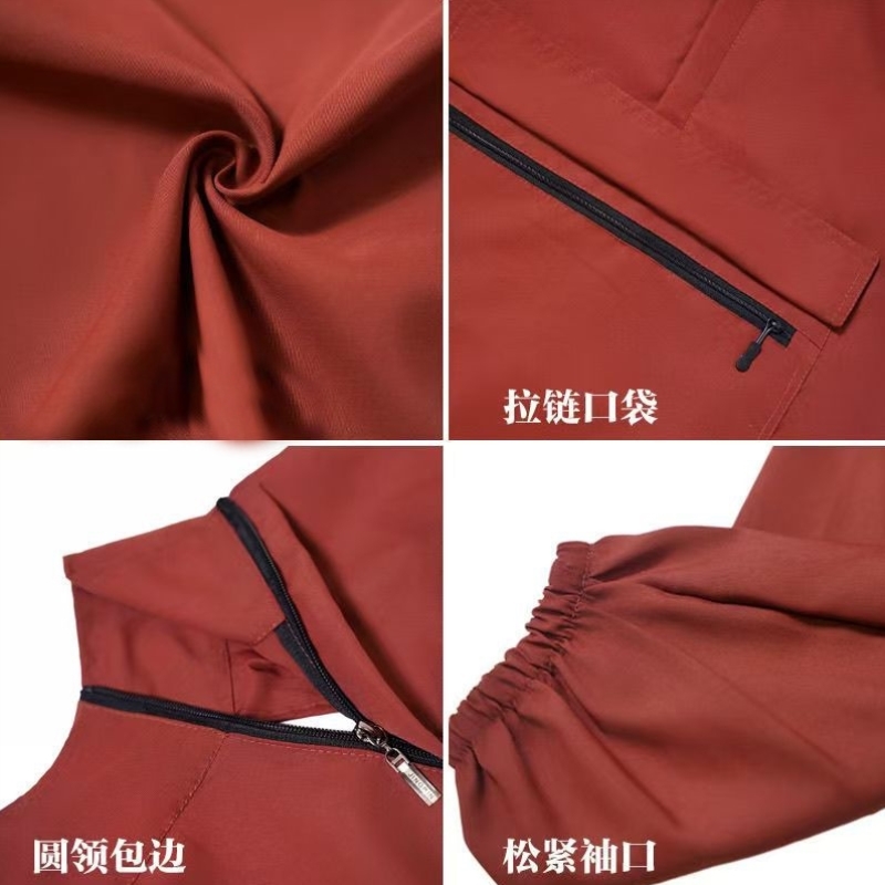 纯色长袖罩衣防水围裙女厨房做饭防油耐脏男女同款上班干活工作服