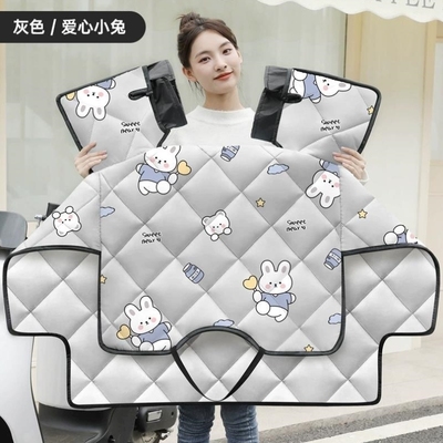 电动车挡风被四季通用双面防水冬季防雨罩防晒摩托电瓶车2025新款