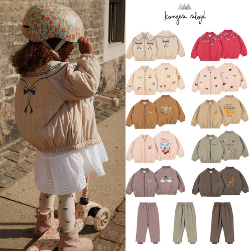 KS秋冬儿童飞行夹克棉服棉裤