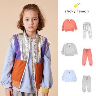 24秋冬新荷兰 sticky lemon儿童套头衫卫衣卫裤马甲休闲洋气中性