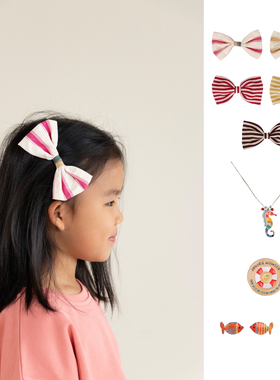 25AW新款荷兰Sticky Lemon儿童发饰配饰项链戒指胸针蝴蝶结发夹