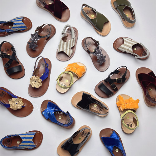 PEPE儿童手工皮鞋夏季凉鞋