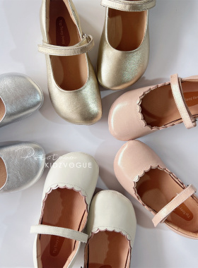 5Z 清仓特价 24SS中大童巴西Tip Toey Joey TTJ儿童皮鞋真皮公主