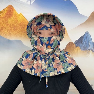 2026新款户外防晒遮阳帽薄款采茶帽子女夏遮脸护颈太阳帽干活防尘