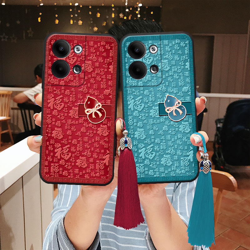 适用oppo立体reno14浮雕reno13福字reno12葫芦reno11手机壳findx8s+高级感x9大气ultra如意10过年防摔pro软壳