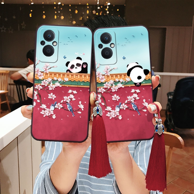 适用真我立体浮雕故宫国风手机壳