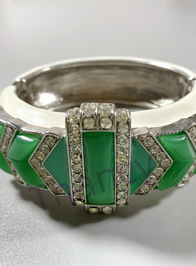 KJL打标仿玉古典风开口手镯