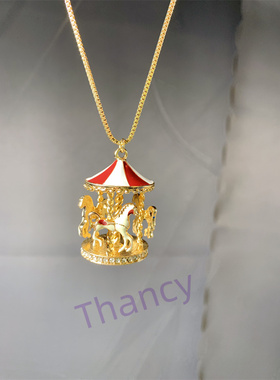 BJ打标旋转木马毛衣链