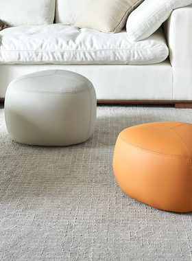 客厅坐墩小凳子创意茶几矮凳家用皮墩子沙发凳软包入户换鞋凳脚凳