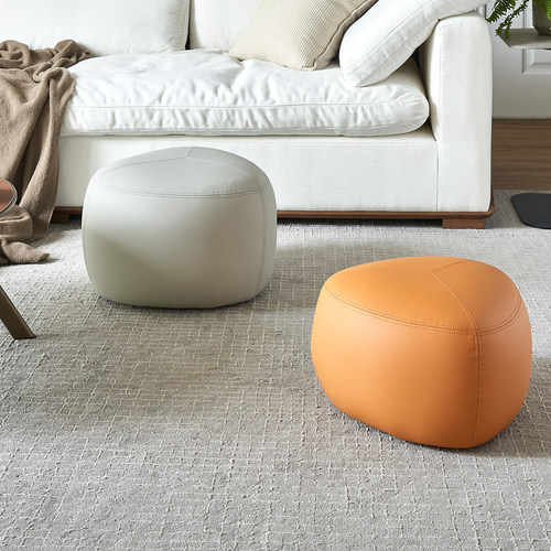 比尔迪猫爪皮矮凳百搭简约