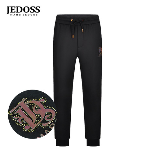 爵迪斯秋冬新款印花九分针织裤