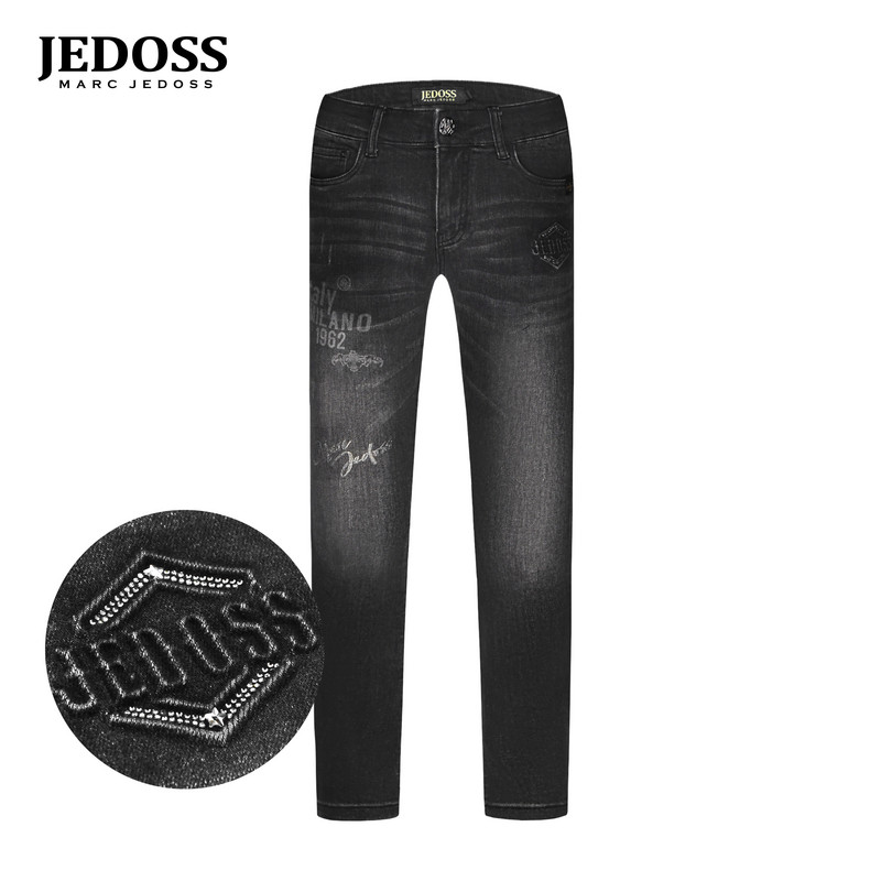 爵迪斯秋冬新款牛仔长裤