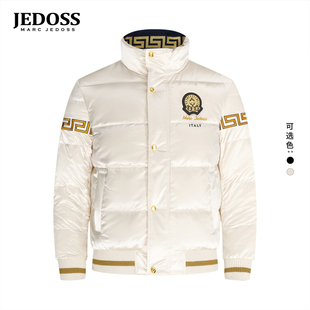 万字纹金线刺绣胸标羽绒服059 2025秋冬专柜新款 JEDOSS 爵迪斯男装