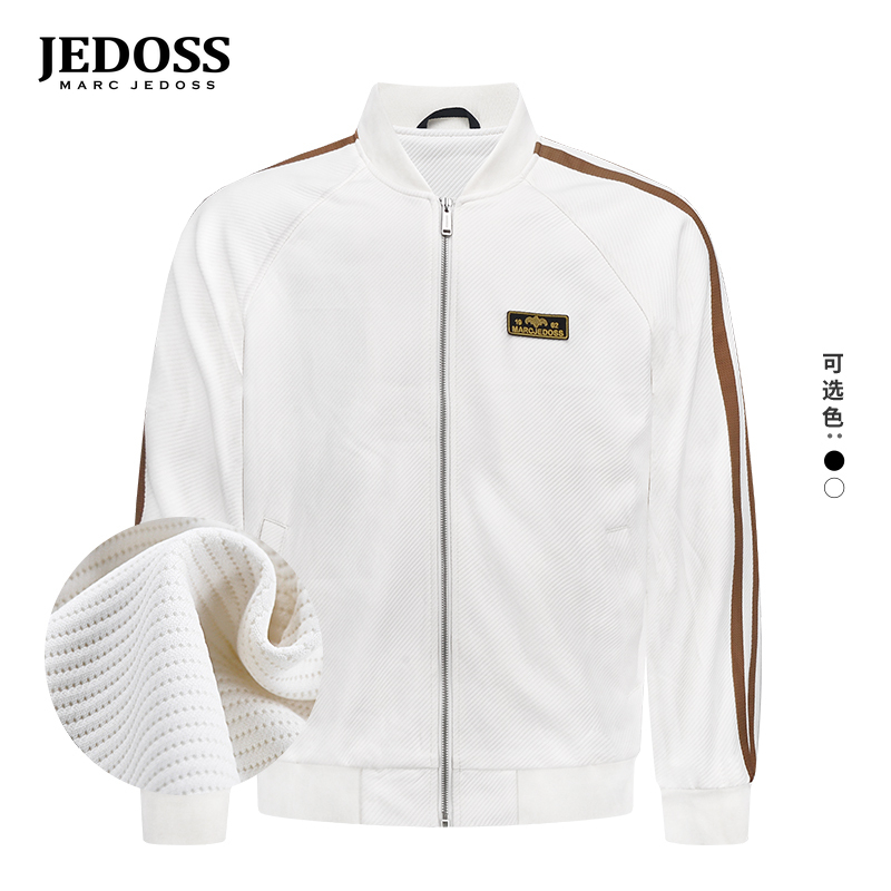 爵迪斯秋冬新款条纹夹克外套