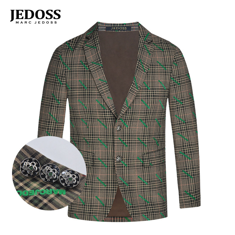 爵迪斯秋冬新款刺绣西服外套