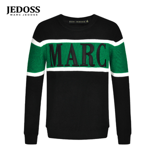 针织衫 JEDOSS 潮流绿白撞色长袖 秋冬专柜新款 SL783 爵迪斯男装
