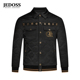 秋冬专柜新款 JEDOSS 爵迪斯男装 简约烫金烫钻按扣夹克外套602