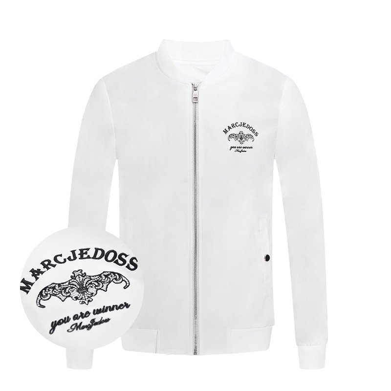 简约字母刺绣薄款夹克棒球领春秋