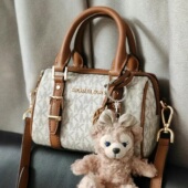 MK女包经典 正品 代购 Bedford老花真皮手提斜挎包百搭送女友礼物