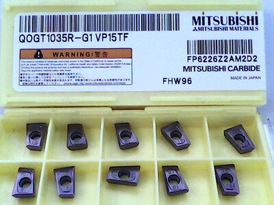 三菱数控刀片QOGT1035R-G1 HTi10铝用方肩铣刀片