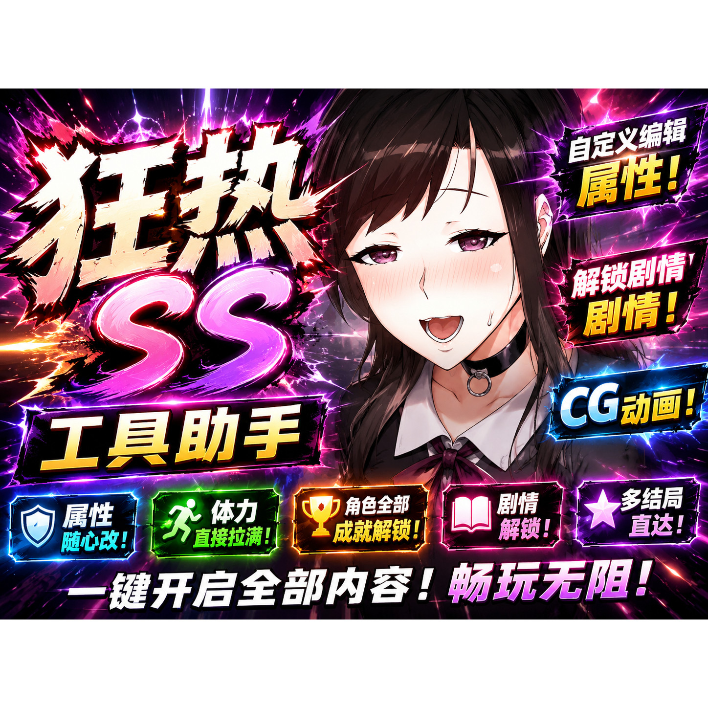 【非游戏本体】 NTR狂热 SS修改器支持steam版本