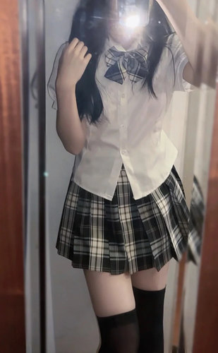 夏季jk制服收腰衬衫上衣短袖学院