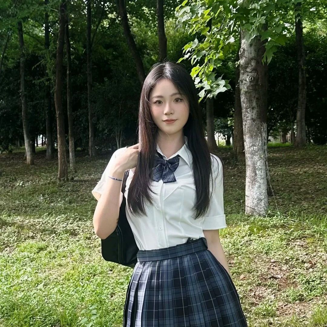 日系JK制服学院风修身显瘦辣妹收腰衬衫校供感格裙夏季穿搭套装女