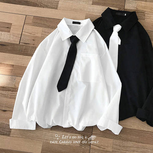 很仙的衬衣jk女生制服港风日系