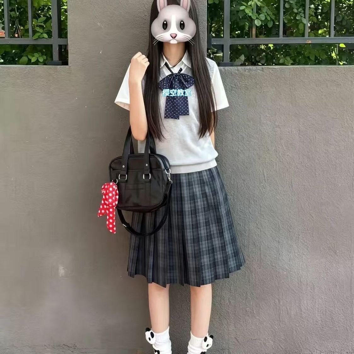 JK学院风海苔长裙四件套春夏图片