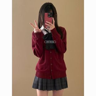 jk制服原创毛衣开衫外套针织衫长袖学院风上衣春秋款校园外穿内搭