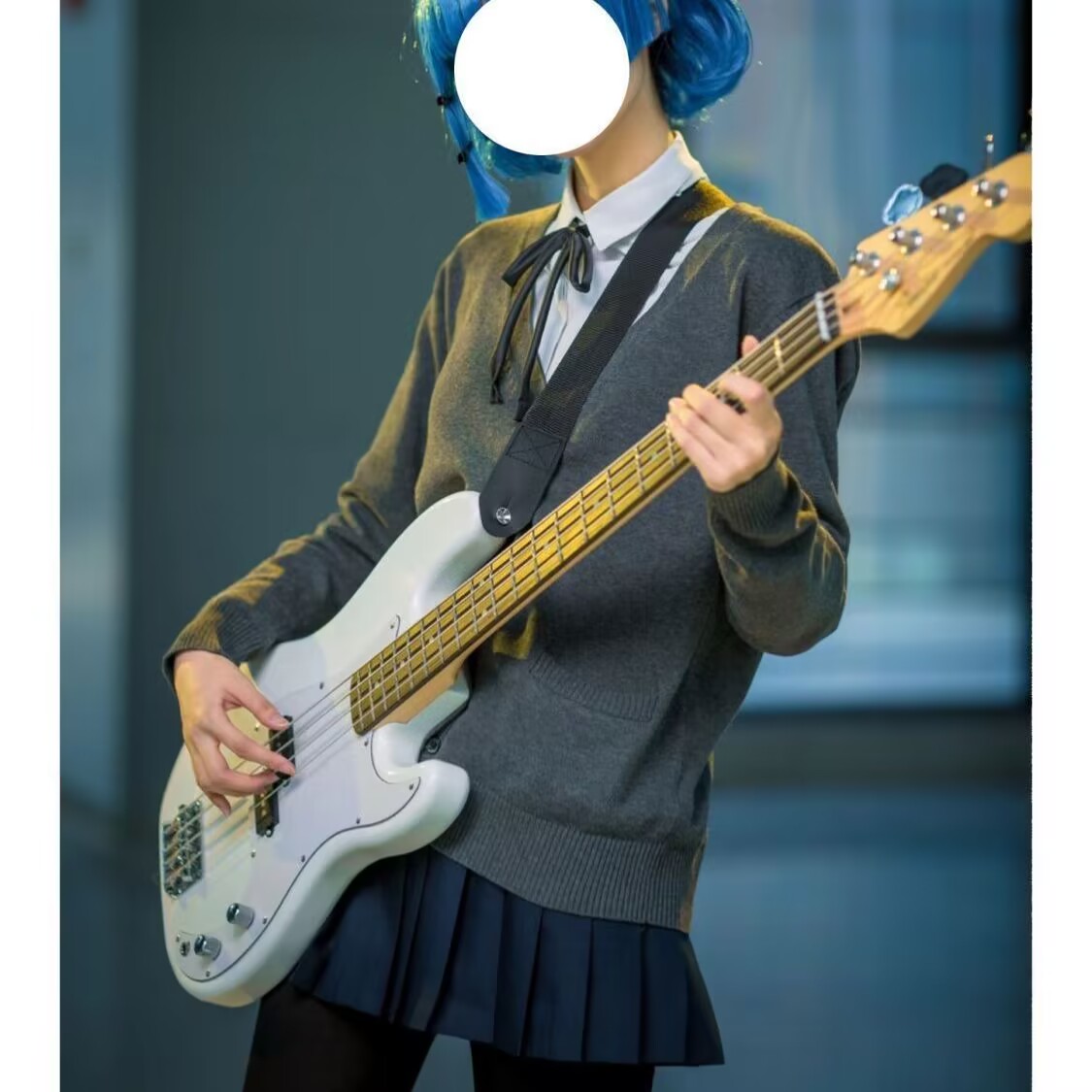 漫展孤独摇滚山田凉cosplay女装cos日系jk制服毛衣裙子全套外搭