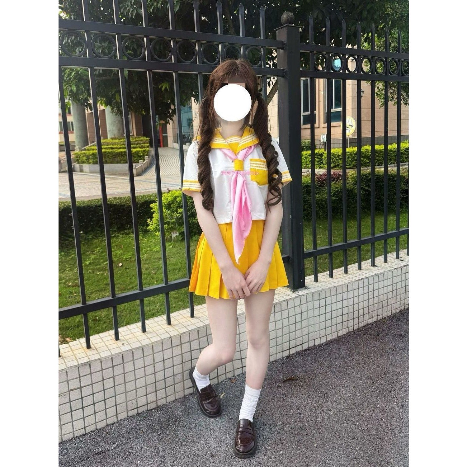 日系基础款三本黄色JK制服正统原创jk水手服套装学院短袖