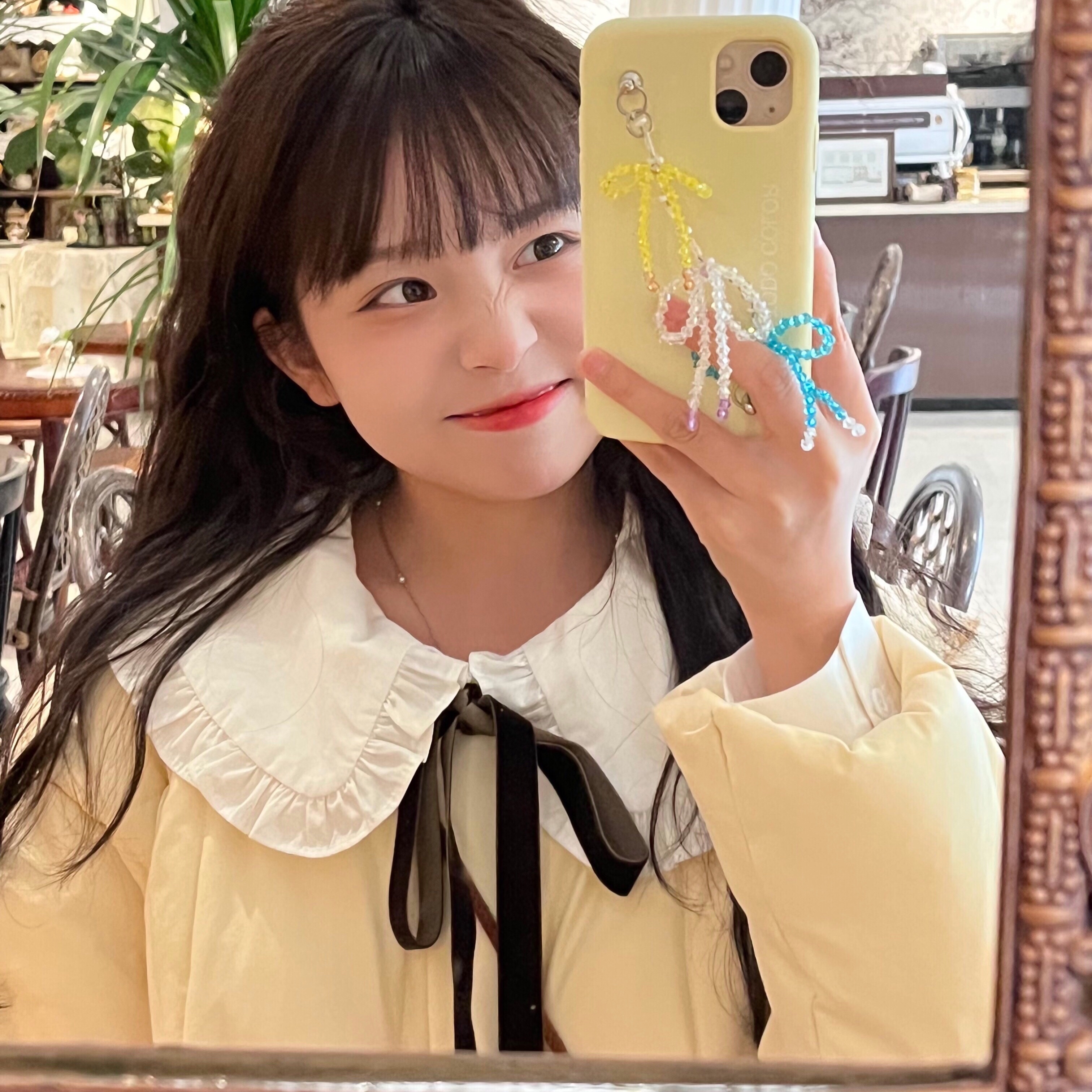 自制甜美娃娃领减龄荷叶边白衬衫