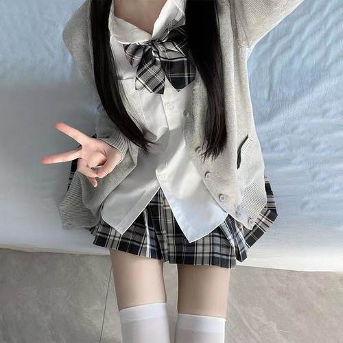 开衫正版百搭校供学院风外套女