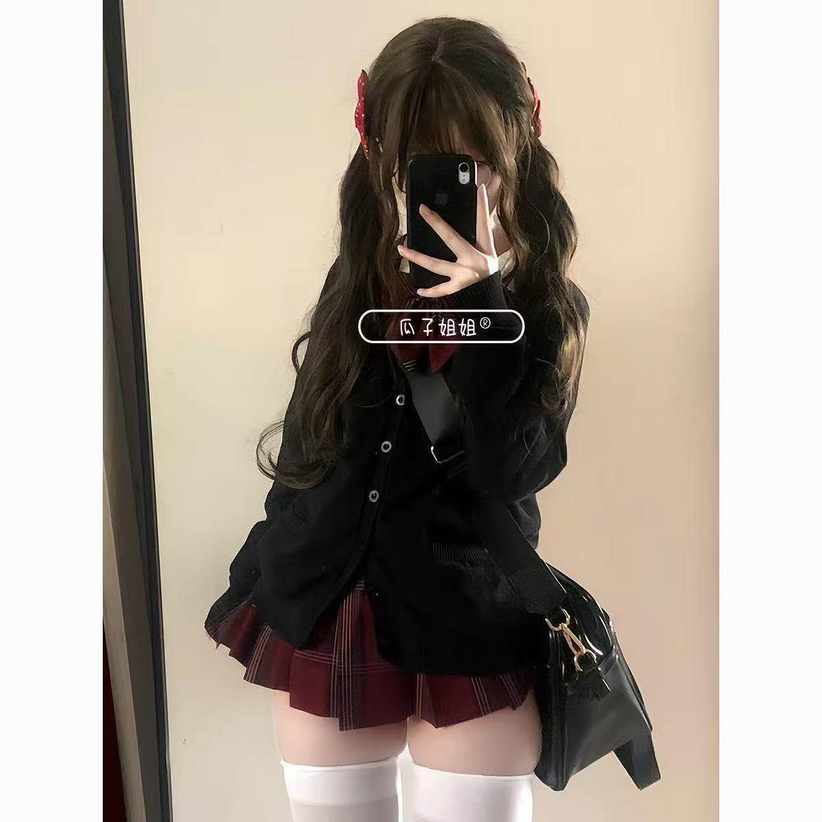 JK制服套装学院风日系开衫秋冬