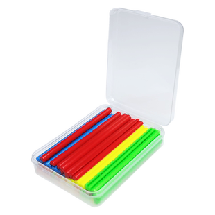 鼎艺 磁性小棒 磁力计数棒 彩色磁铁棍 数学算术棒 磁吸数数棒10cm小学生数学一年级运算演示磁性教具