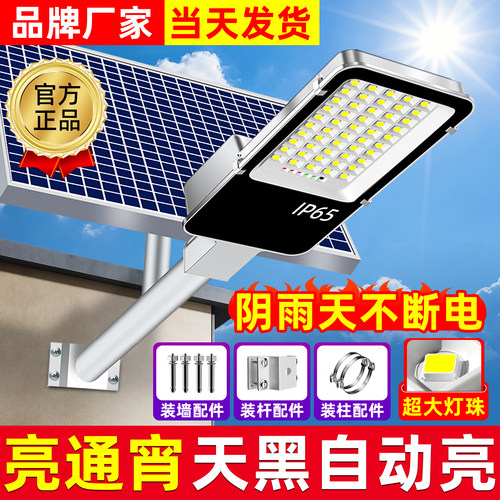 天黑自动亮灯+防水防雷+10年质保