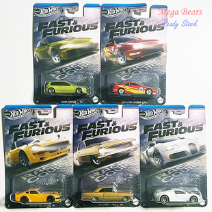 Wheels 合金小车模型玩具 风火轮 速度与激情 HNR88 银标系列 Hot