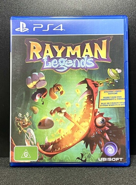 PS4国产包装盒 雷曼传奇 Rayman Legends 自印封面 没有光盘 空盒