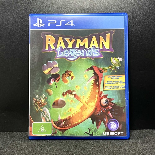 PS4国产包装盒 雷曼传奇 Rayman Legends 自印封面 没有光盘 空盒