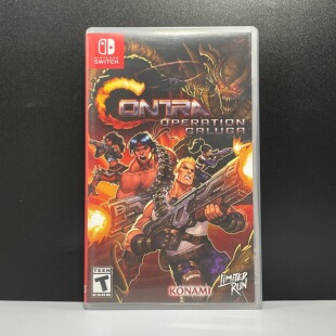 Switch ns国产收纳盒 魂斗罗 加鲁加行动 自印封面 没有卡带 空盒