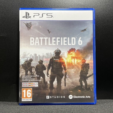 PS5国产包装盒 战地风云6 BATTLEFIELD 6 自印封面 没有光盘 空盒