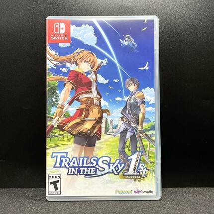 Switch ns国产包装盒 空之轨迹1st 自印封面 没有卡带 空盒