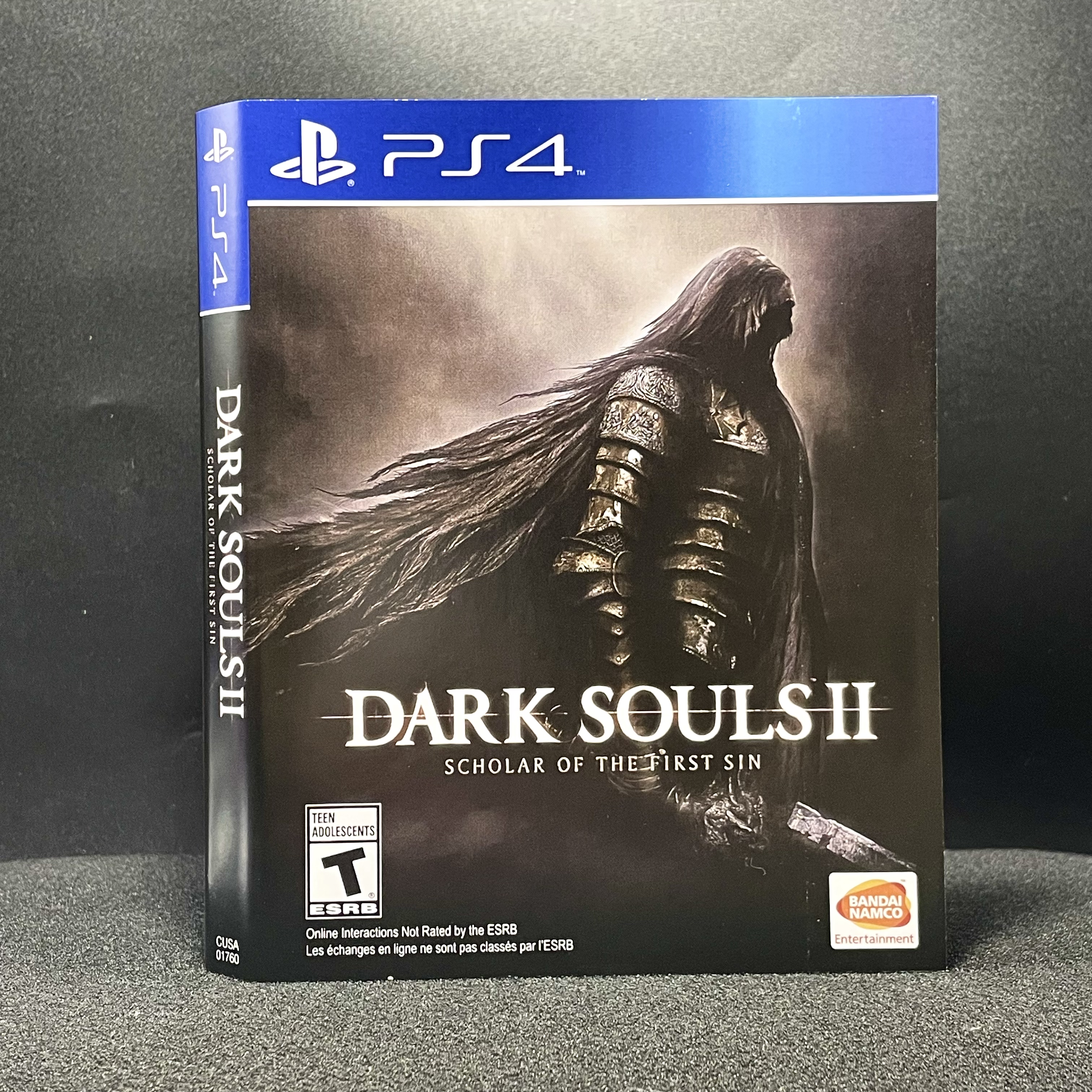 PS4国产包装盒 黑暗之魂2 原罪学者 自印封面 没有光盘 空盒