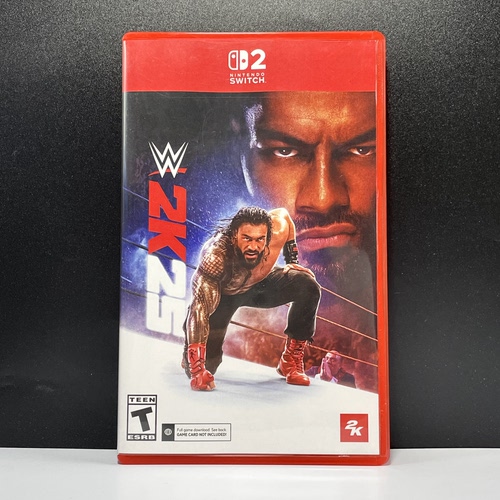 Switch2 ns2国产包装盒 WWE 2K25 自印封面 没有卡带 空盒