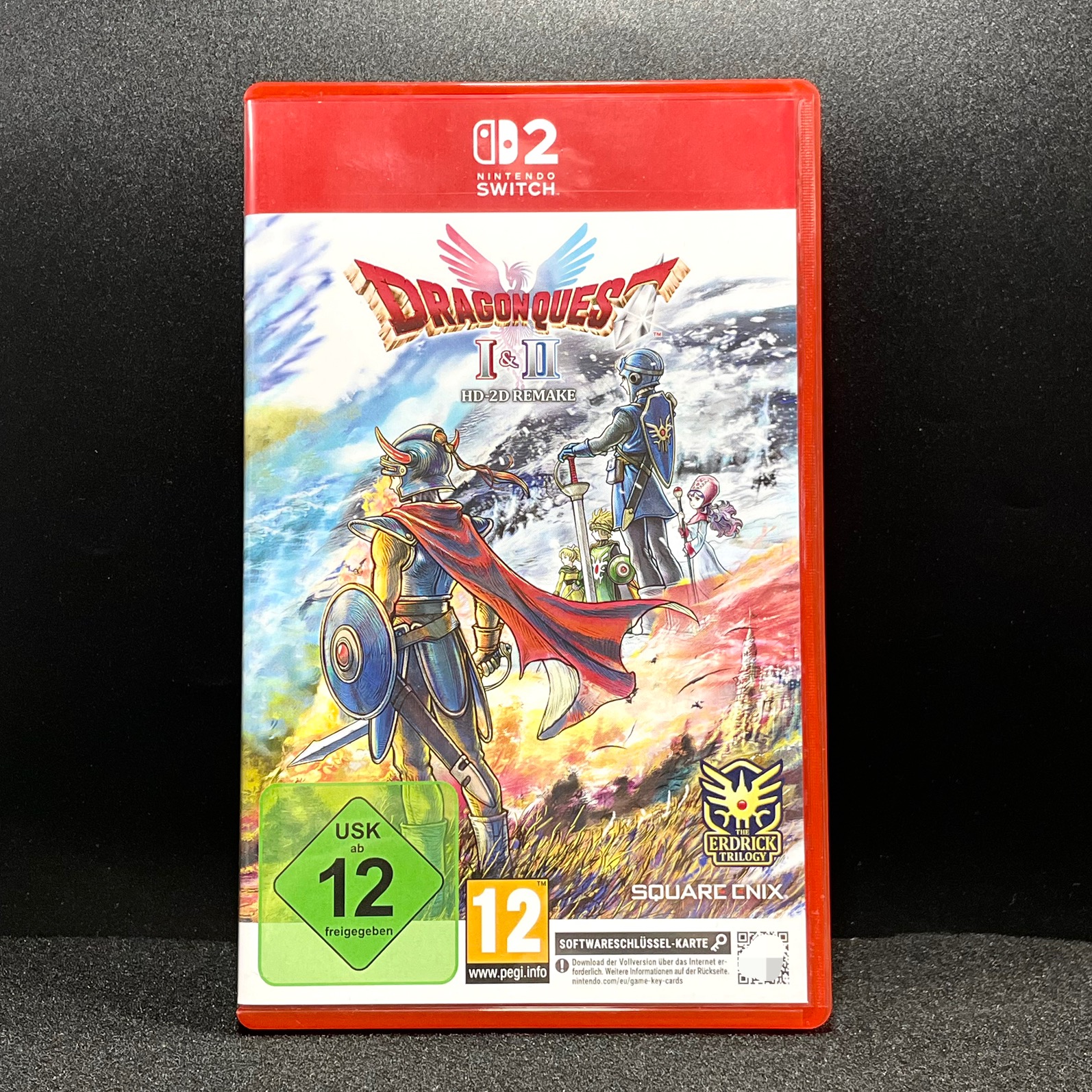 Switch2 ns2国产包装盒 勇者斗恶龙1+2 自印封面 没有卡带 仅空盒