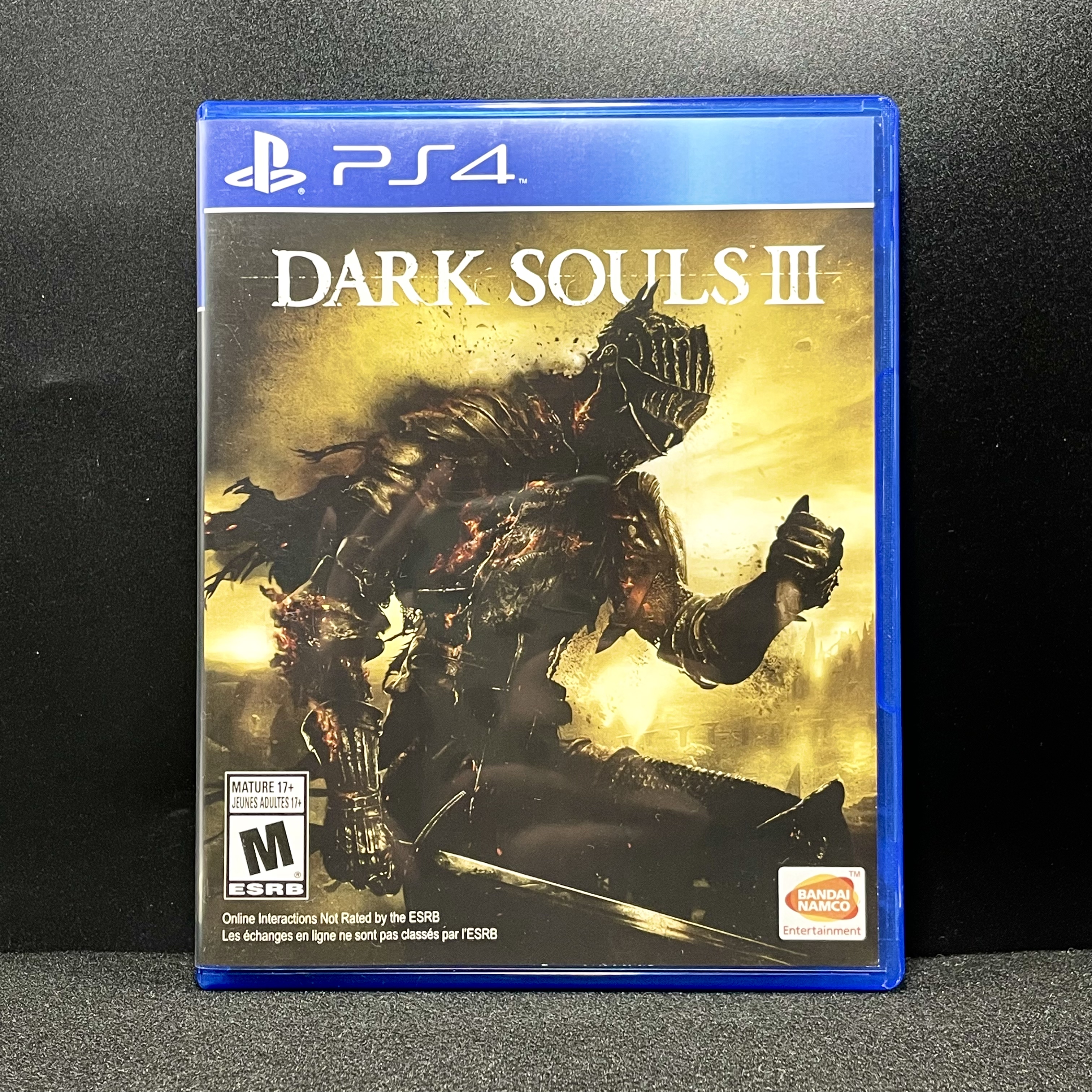 PS4国产收纳盒 黑暗之魂3 自印封面 没有光盘 空盒 非原装排版