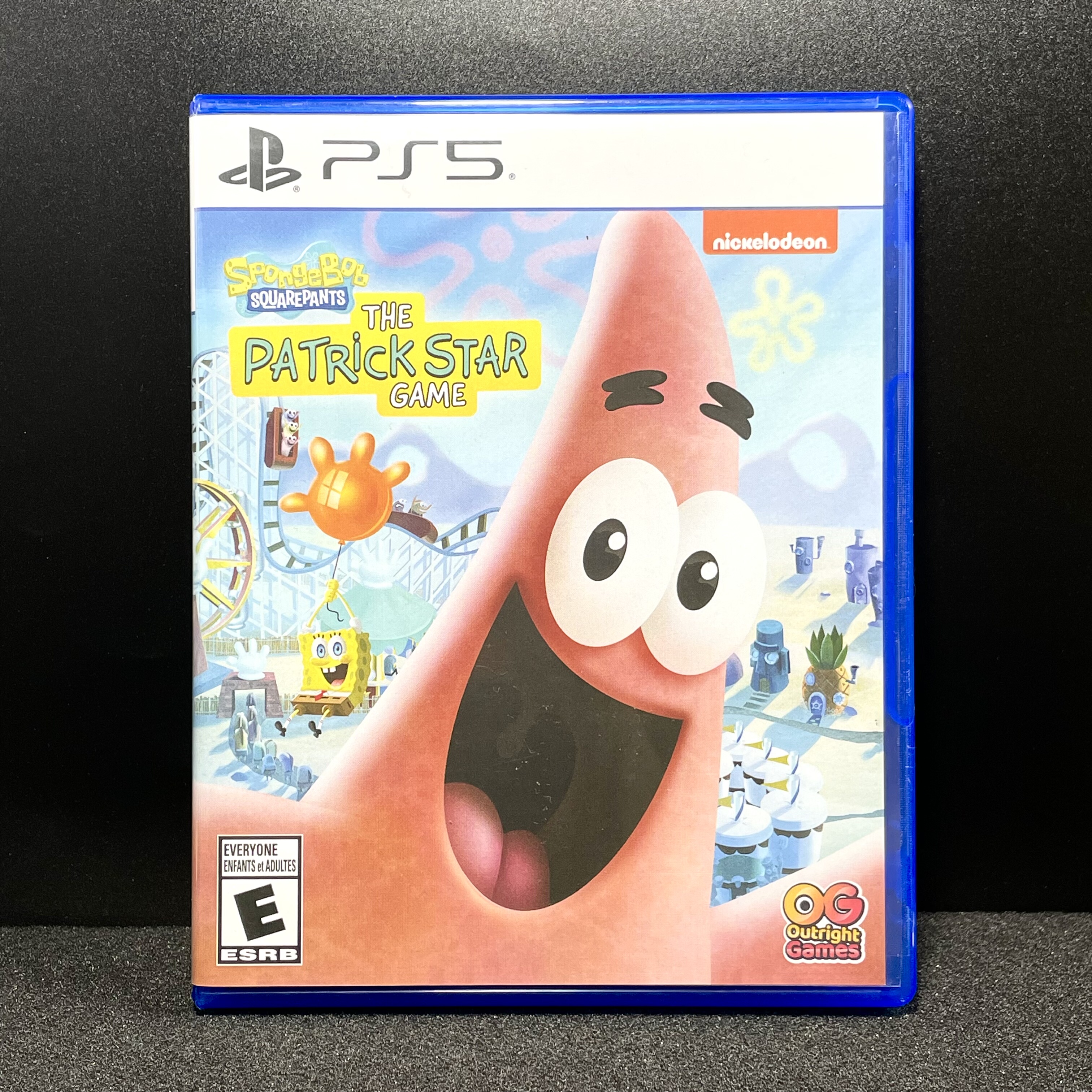 PS5国产包装盒 海绵宝宝 派大星游戏 自印封面 没有光盘 空盒