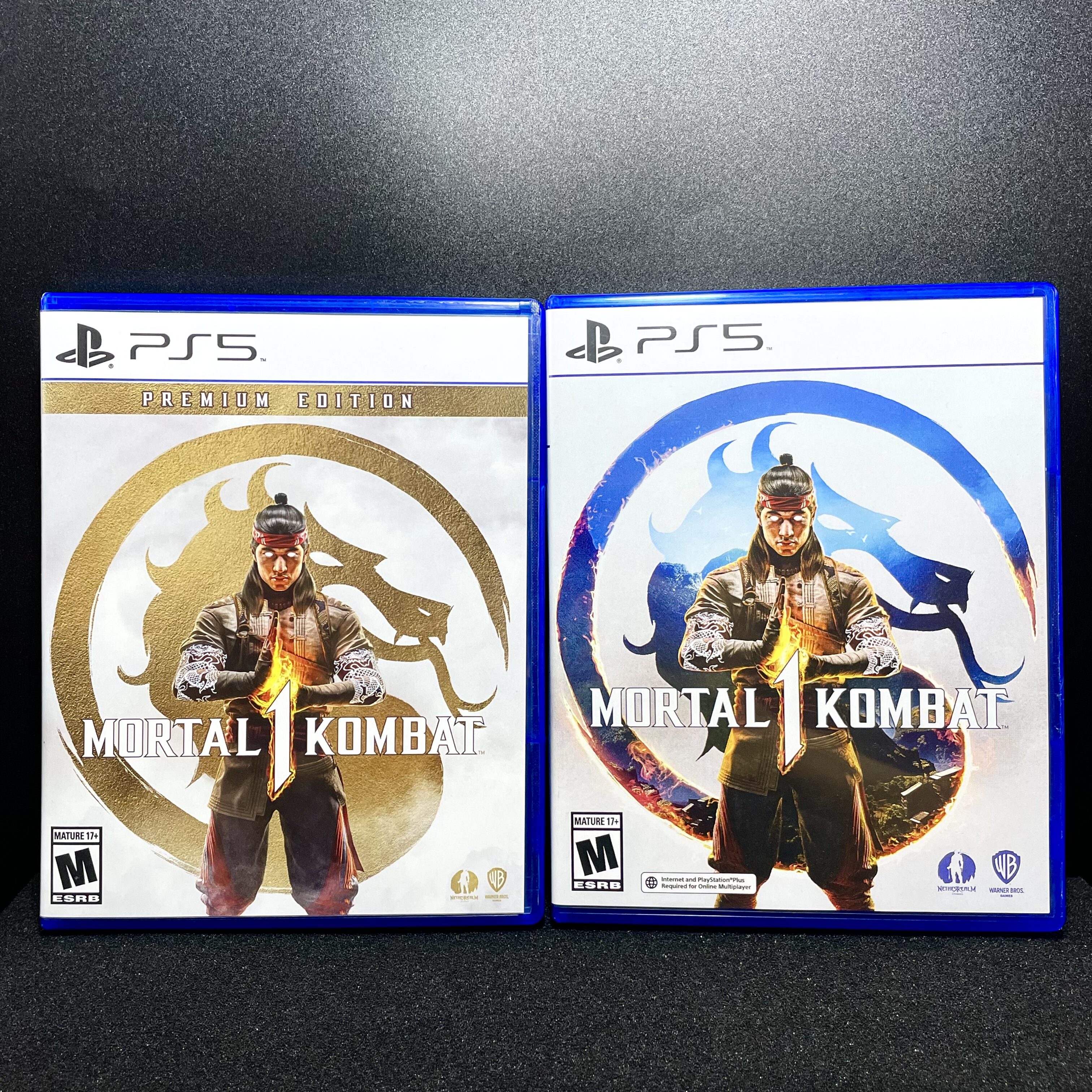 PS5包装盒 真人快打1 MORTAL KOMBAT 自制封面 没有光盘 仅空盒