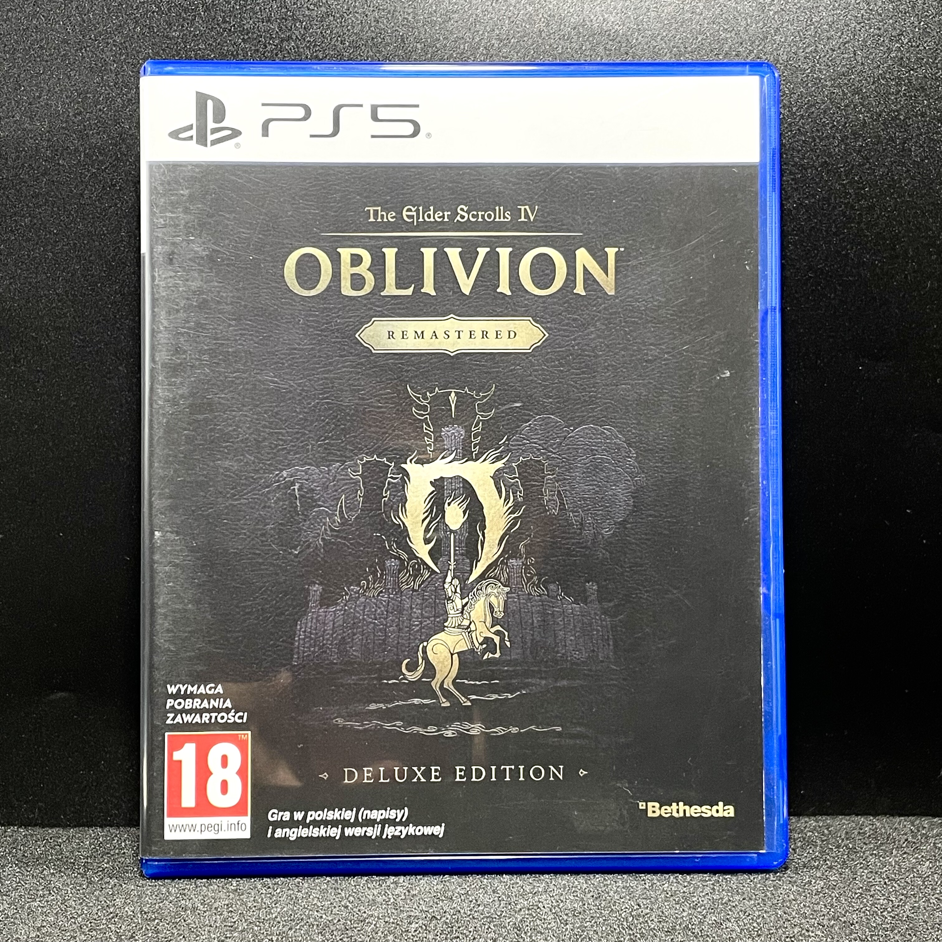 PS5国产包装盒 上古卷轴4湮灭 豪华版 自印封面 没有光盘 仅空盒